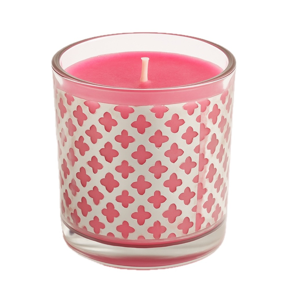 Avon Silver Quatrefoil Glass Candle Holder Votive Tealight Decor